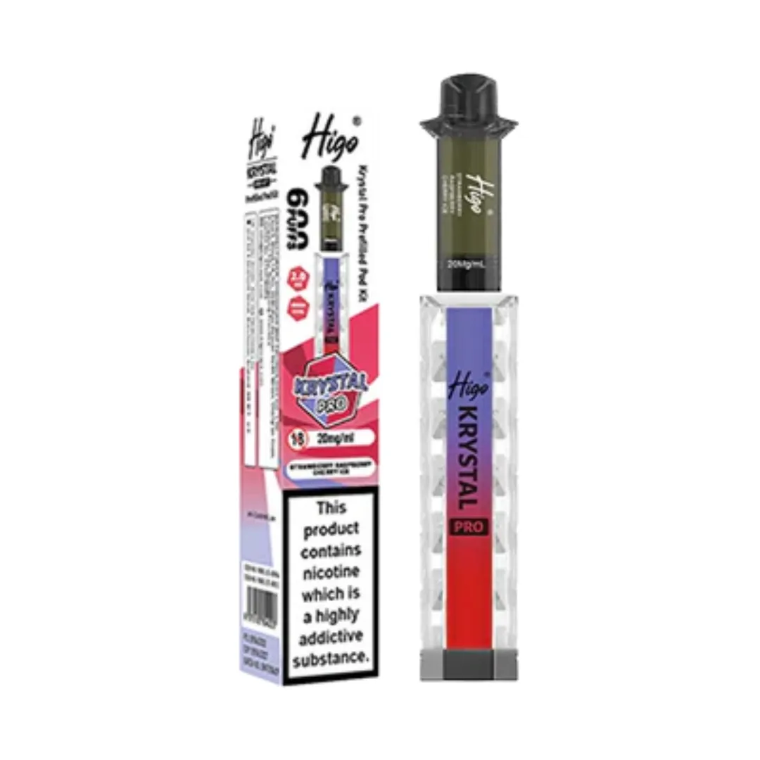 Higo Krystal Pro 600 Puffs Prefilled Vape Kit