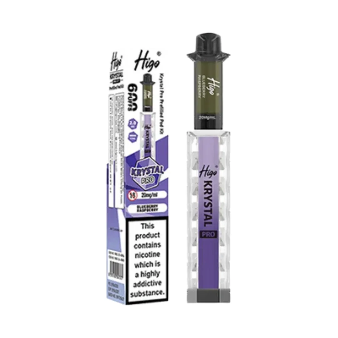 Higo Krystal Pro 600 Puffs Prefilled Vape Kit