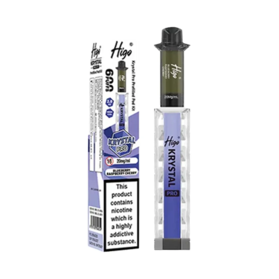 Higo Krystal Pro 600 Puffs Prefilled Vape Kit