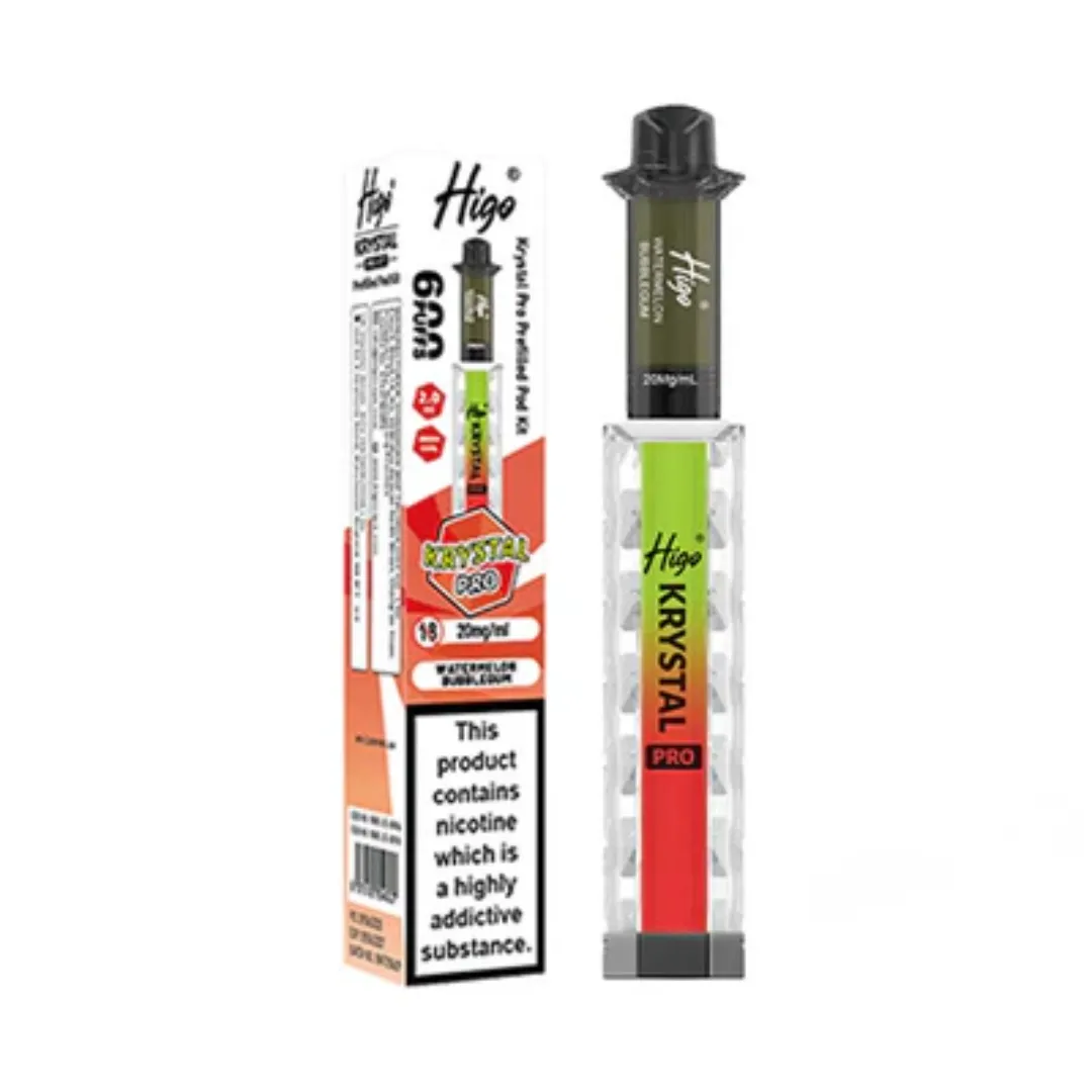 Higo Krystal Pro 600 Puffs Prefilled Vape Kit