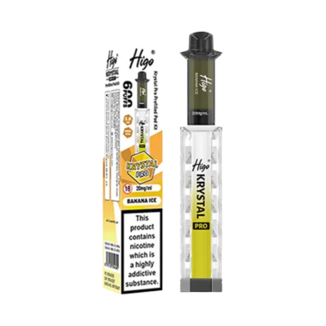 Higo Krystal Pro 600 Puffs Prefilled Vape Kit