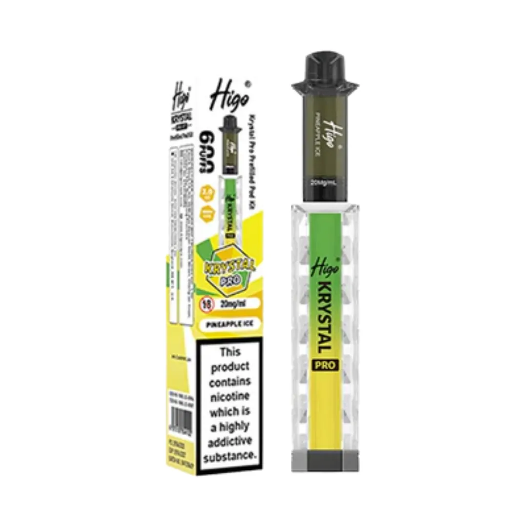 Higo Krystal Pro 600 Puffs Prefilled Vape Kit