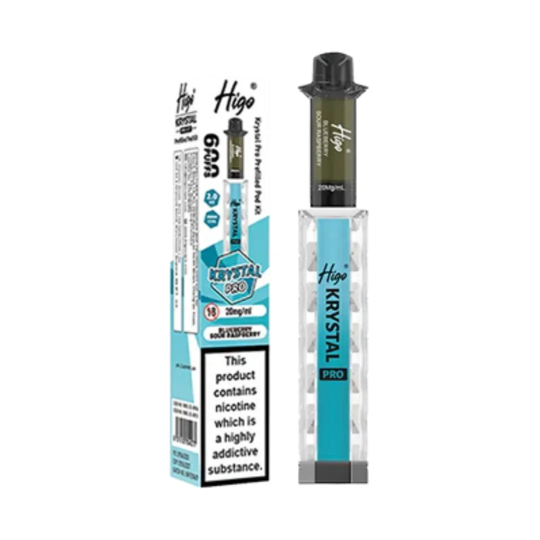 Higo Krystal Pro 600 Puffs Prefilled Vape Kit
