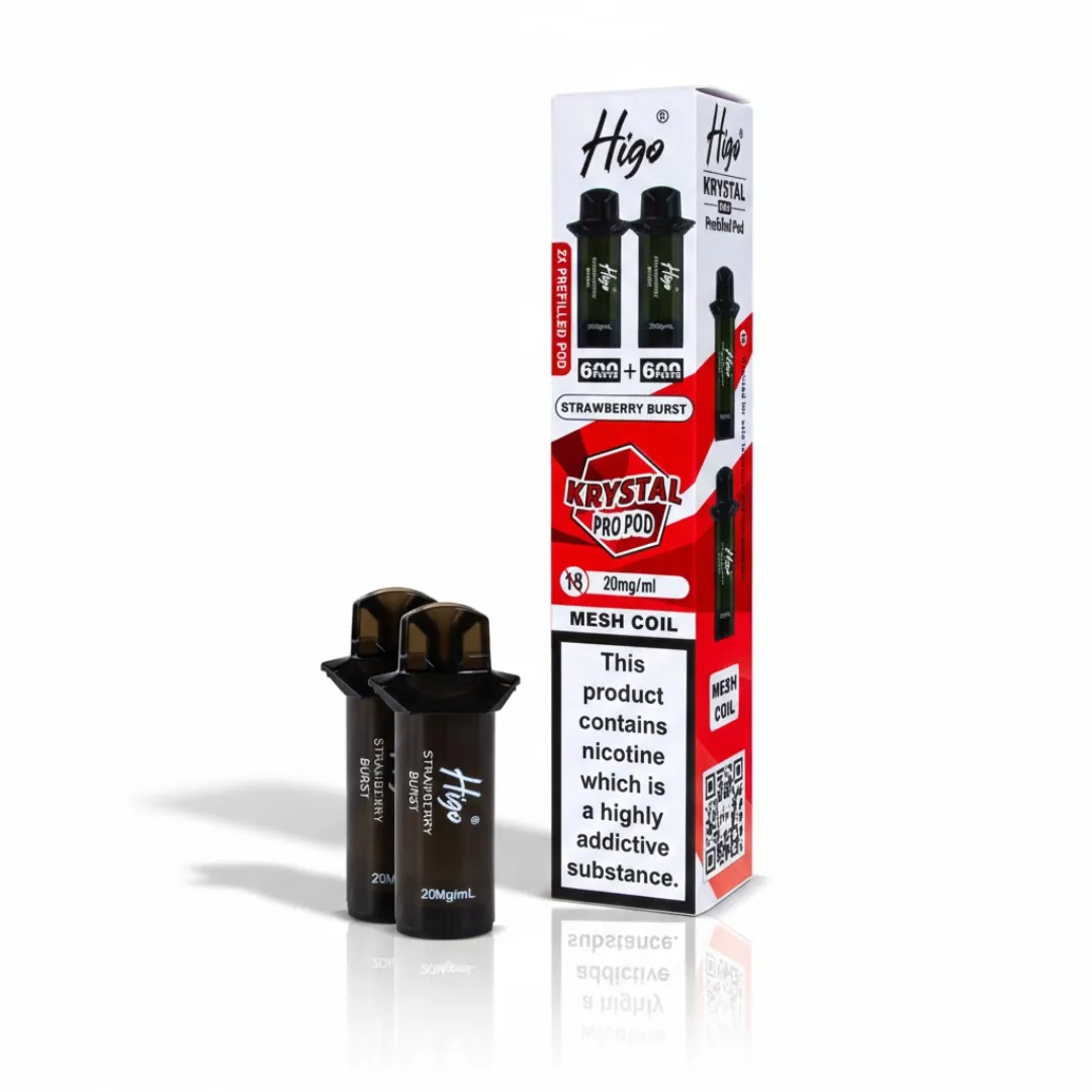Higo Krystal Pro 600 Prefilled Pods (Pack of 2)