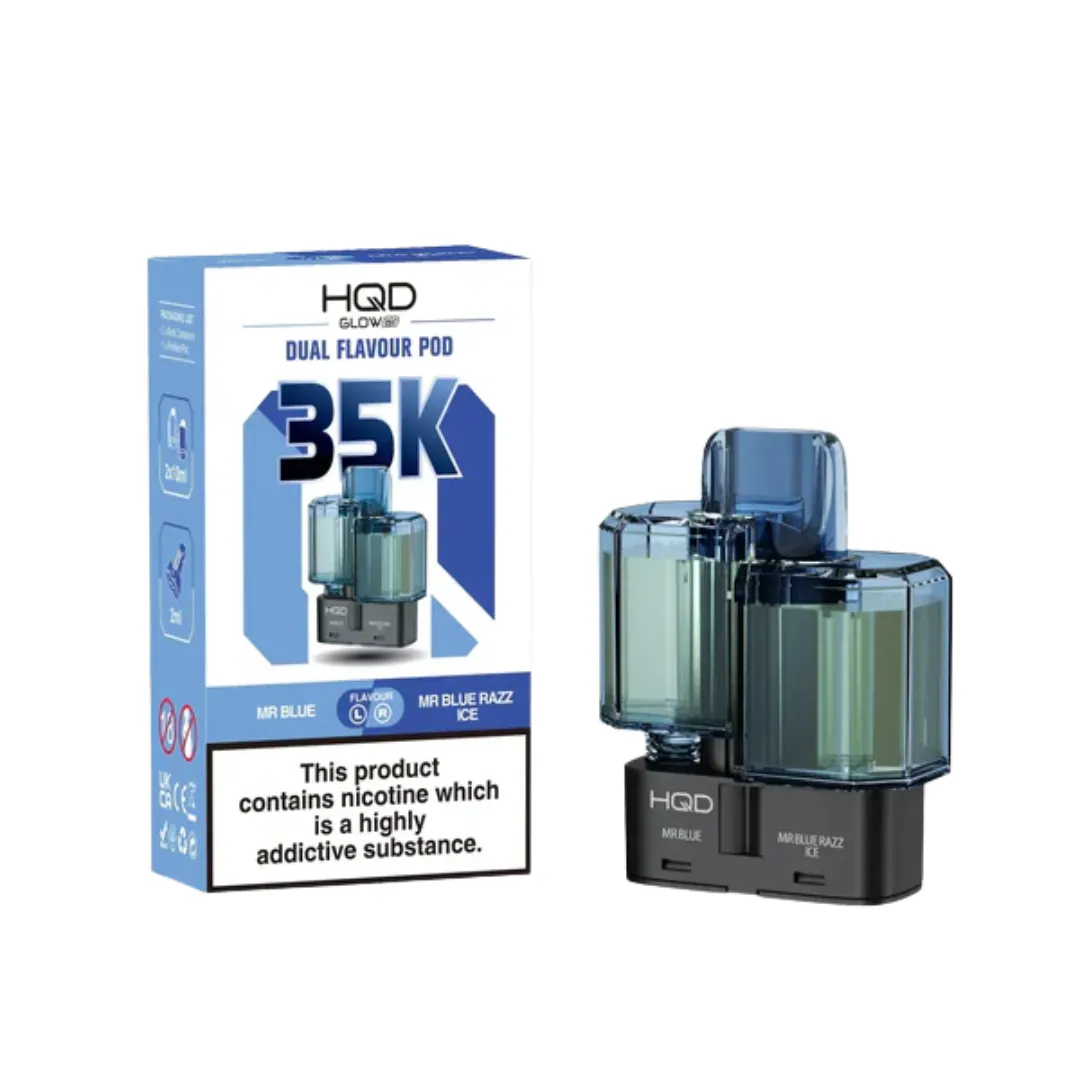 HQD Glow Air 35K Prefilled Pods