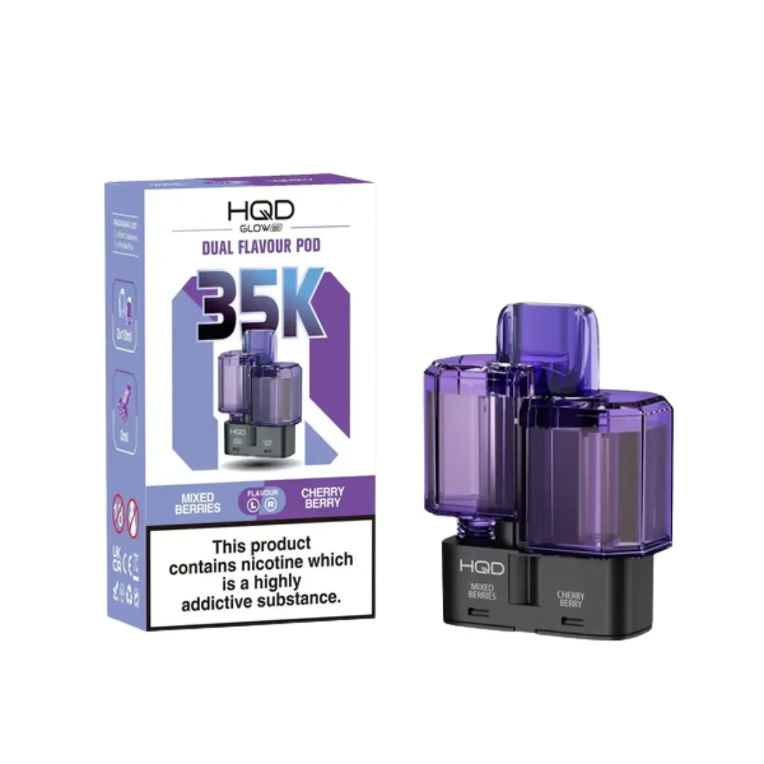 HQD Glow Air 35K Prefilled Pods