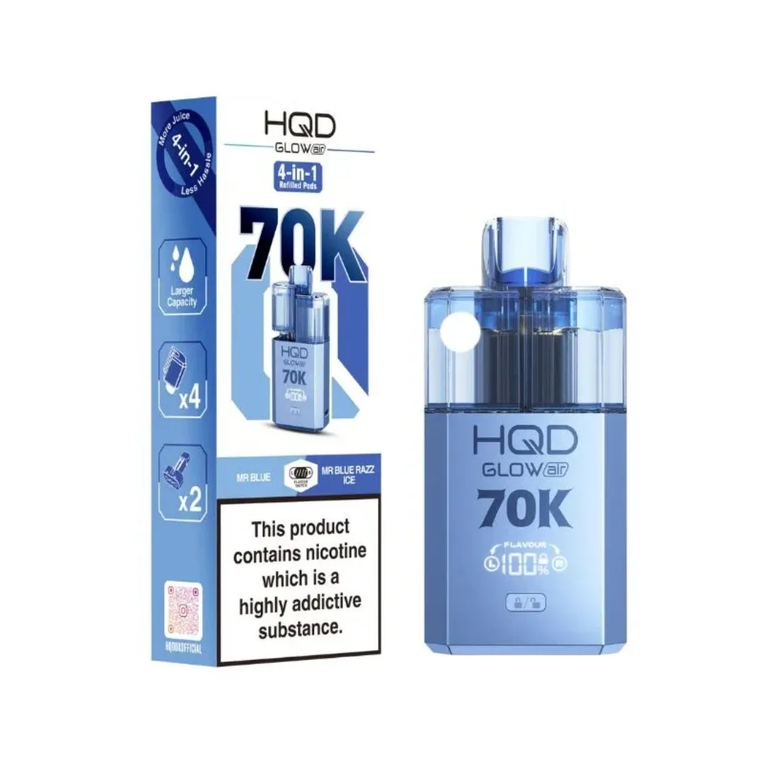 HQD Glow Air 70K Prefilled Kit