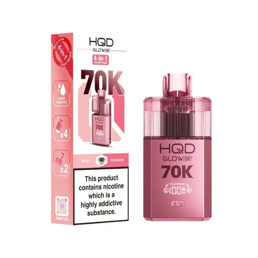 HQD Glow Air 70K Prefilled Kit