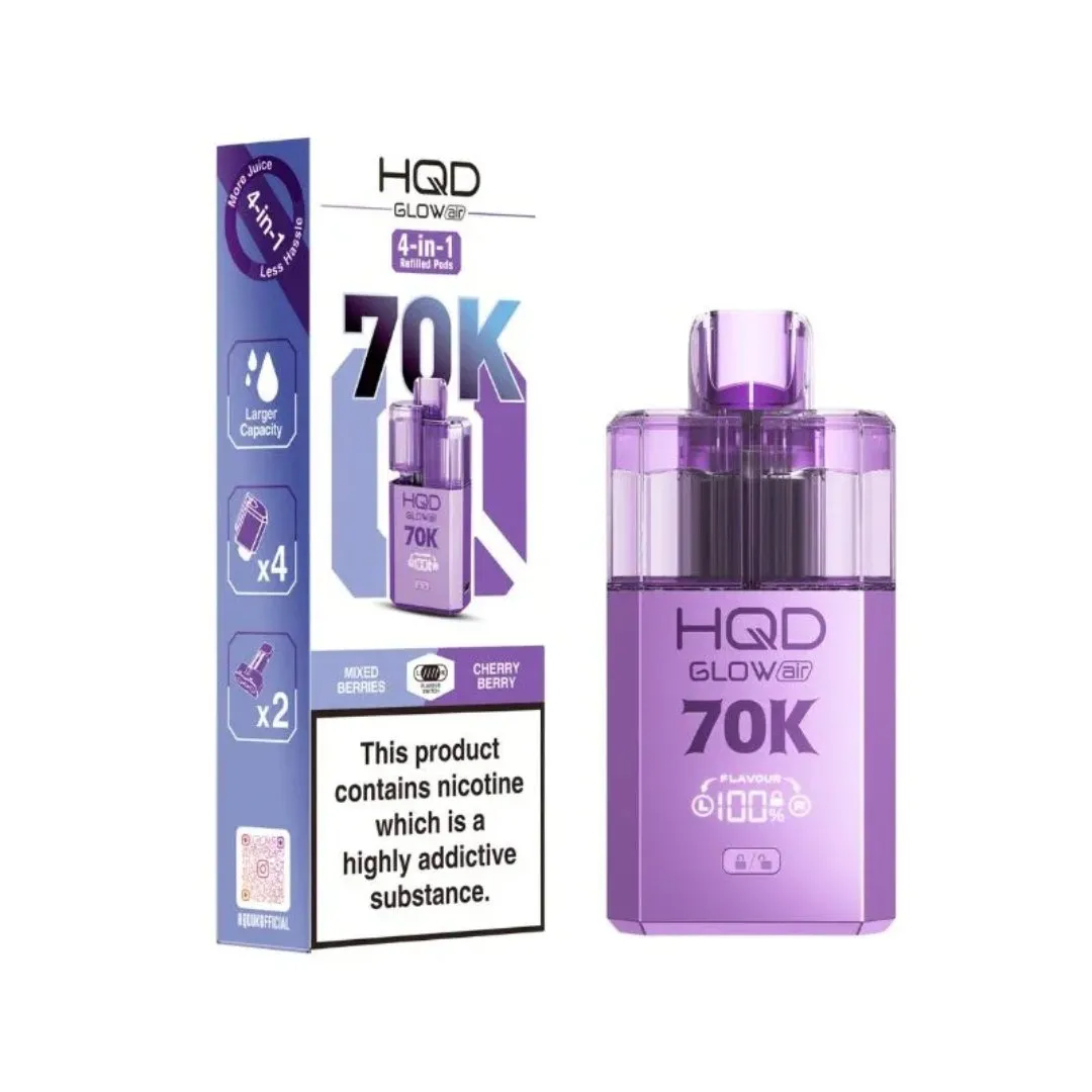 HQD Glow Air 70K Prefilled Kit