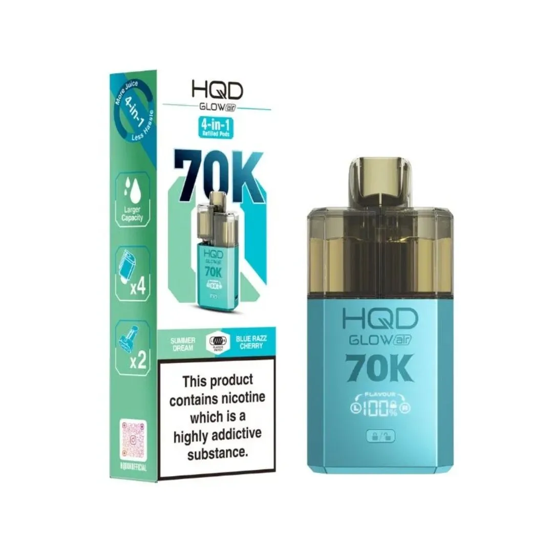 HQD Glow Air 70K Prefilled Kit