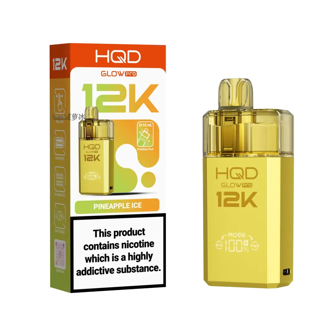 HQD Glow Pro 12K Puffs Prefilled Pod Kit