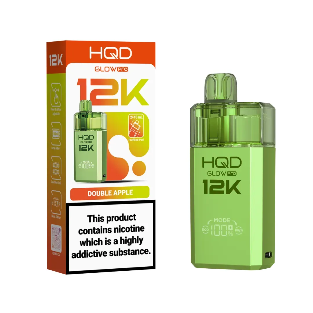 HQD Glow Pro 12K Puffs Prefilled Pod Kit