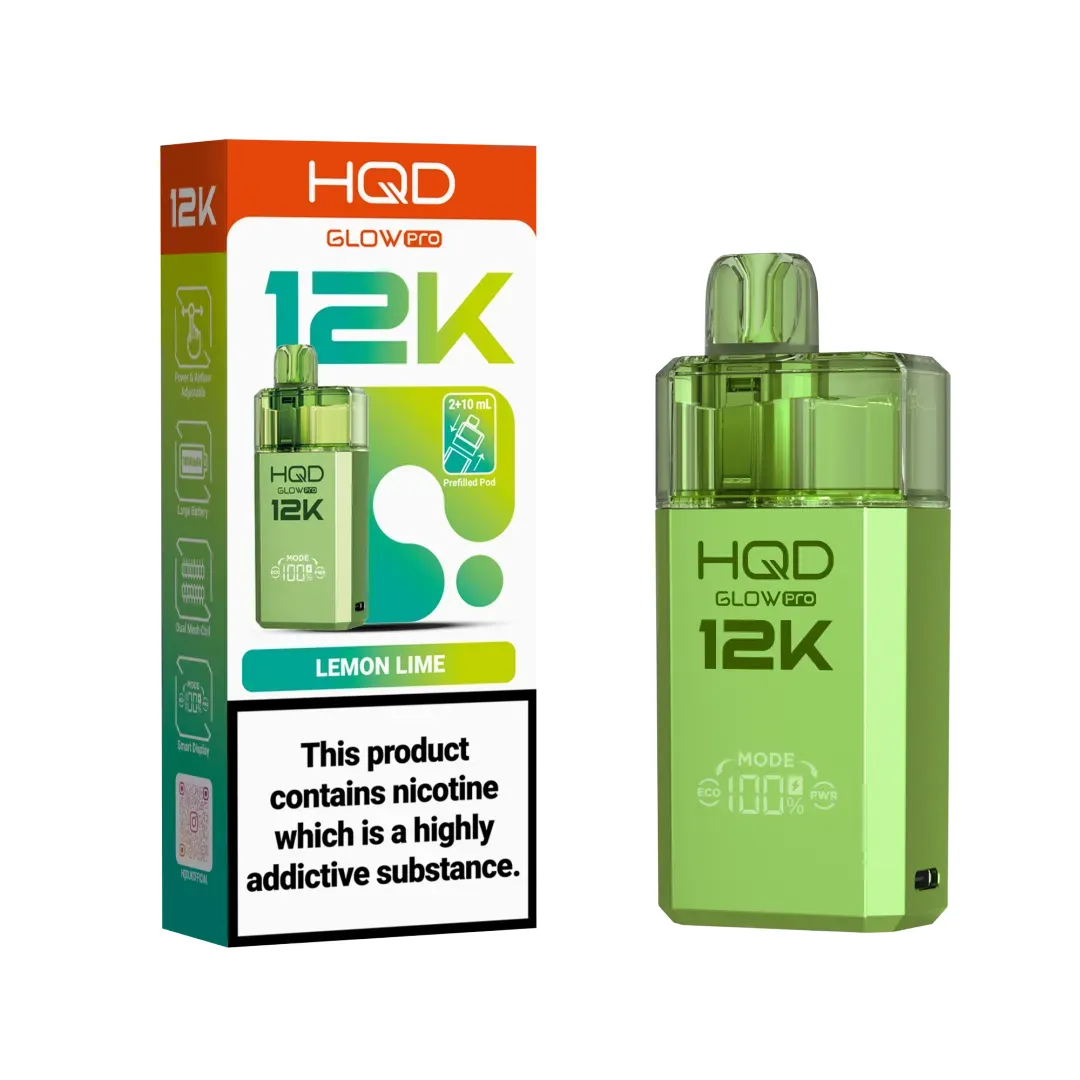 HQD Glow Pro 12K Puffs Prefilled Pod Kit