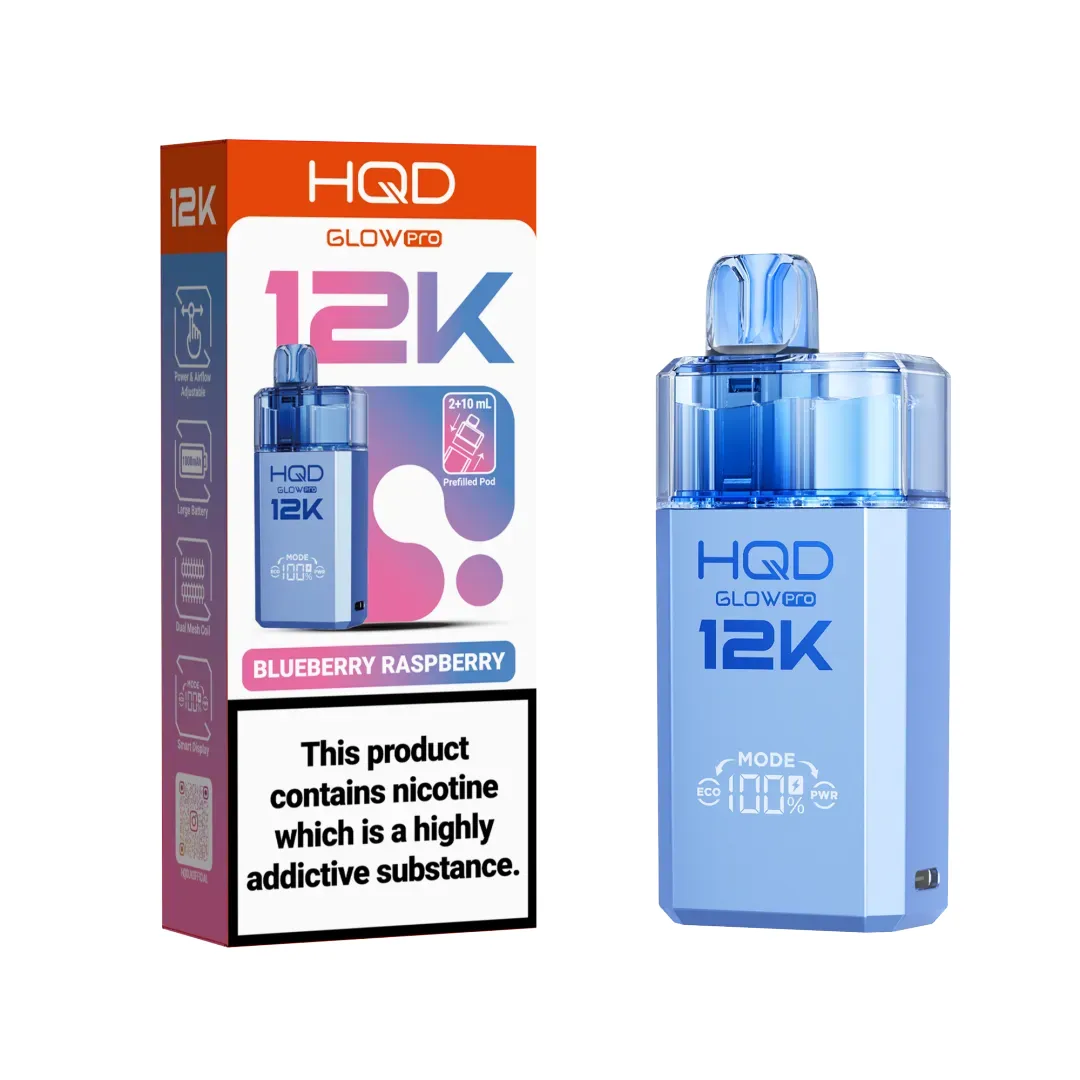 HQD Glow Pro 12K Puffs Prefilled Pod Kit