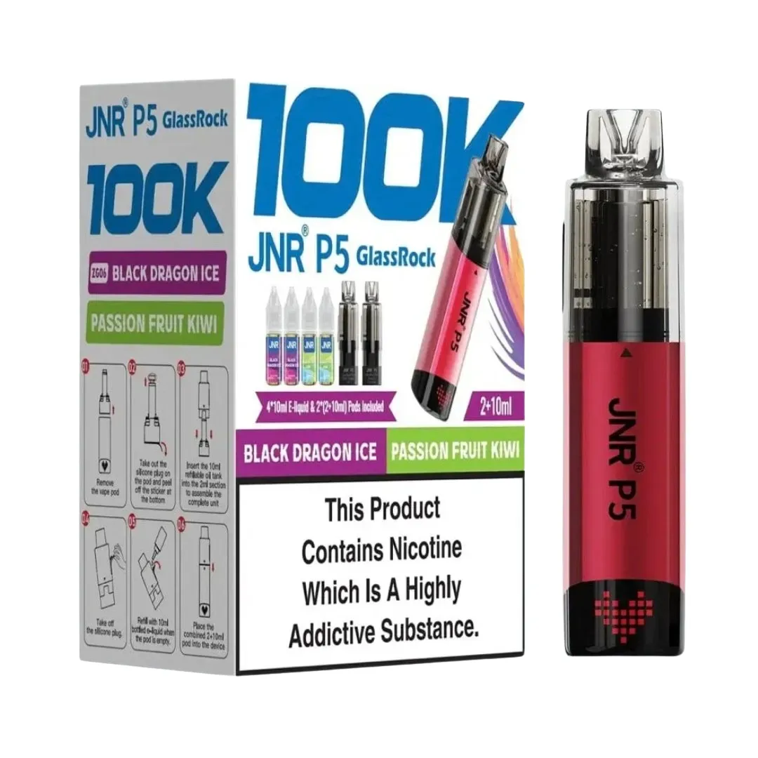 JNR P5 GlassRock 100K Vape kit