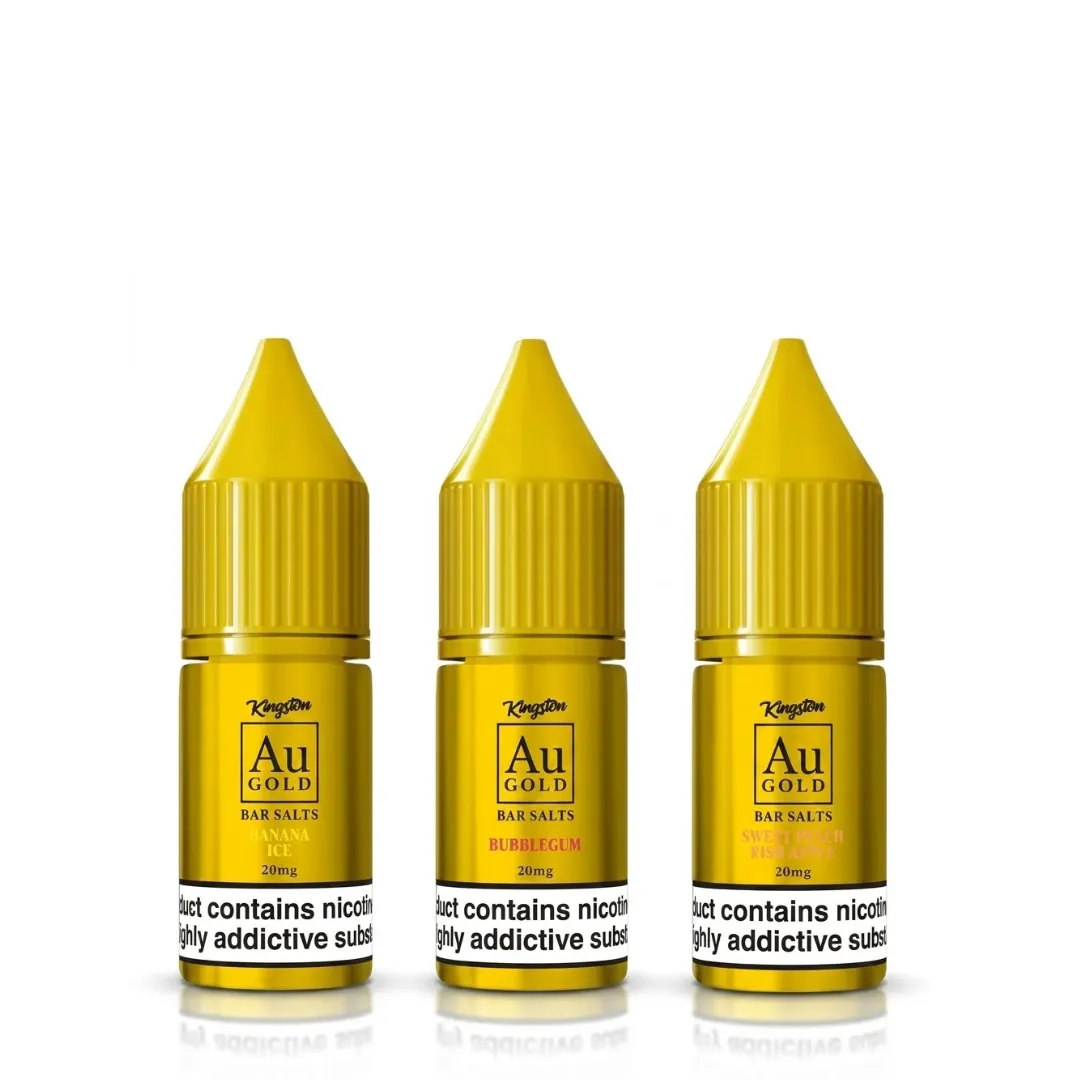 Kingston Au Gold Nic Salts 10ml E-Liquid