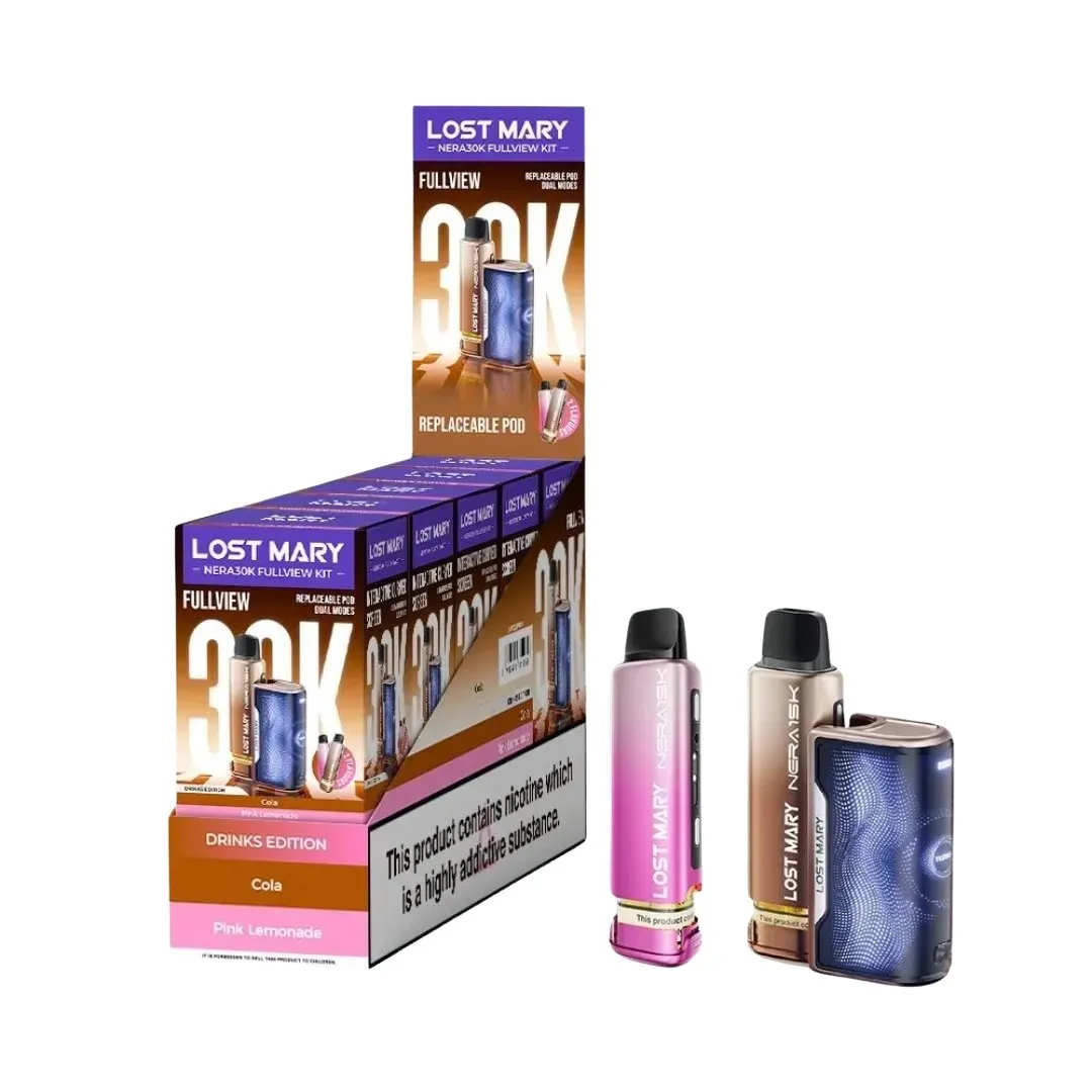 Lost Mary Nera 30K Fullview Prefilled Vape kit