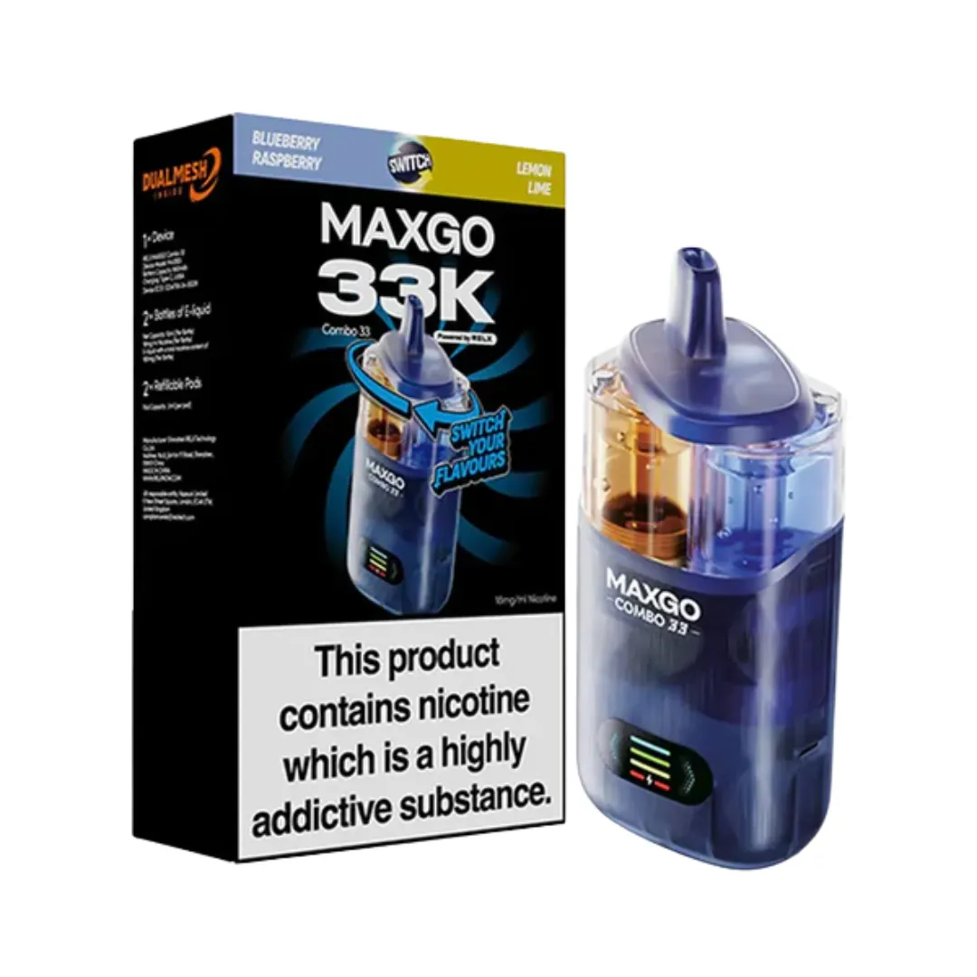 Pre Order: RELX Maxgo Combo 33K Puffs Prefilled Vape Kit