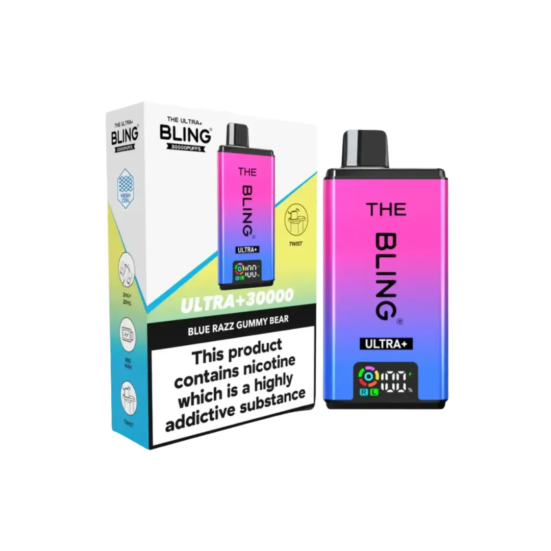 The Crystal Bling Ultra Plus 30k Prefilled Vape Kit