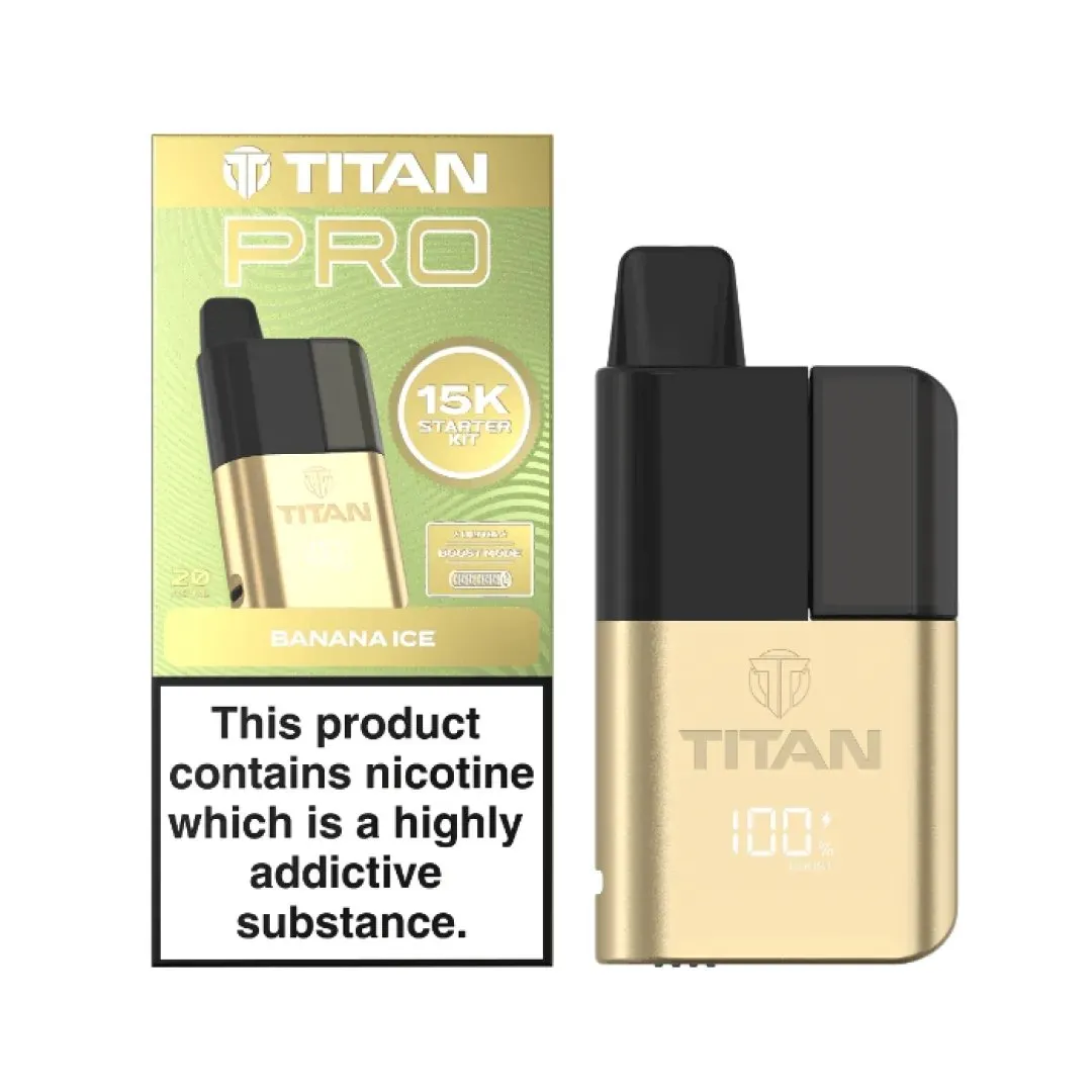 Pre Order: Titan Pro 15K Prefilled Vape Kit