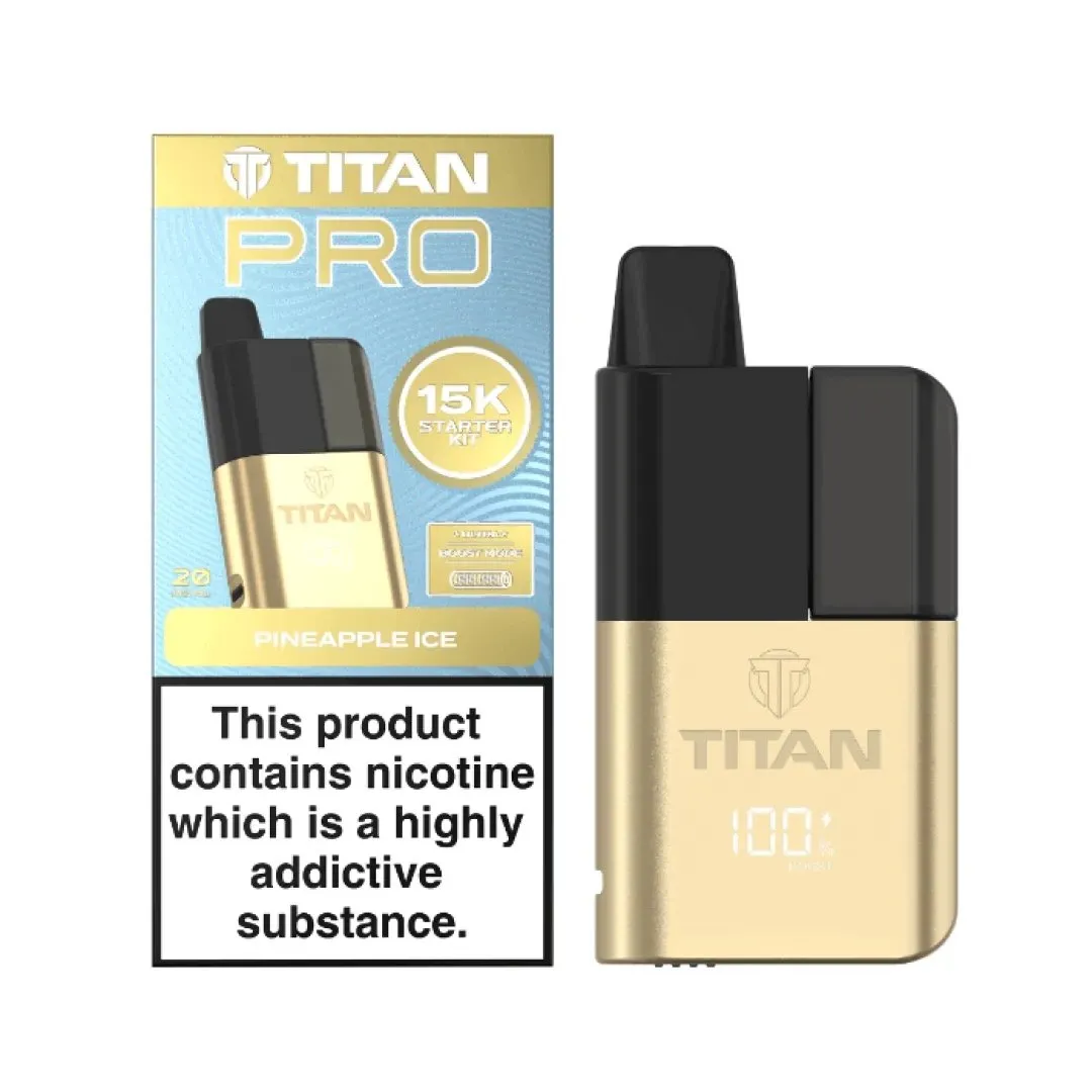 Pre Order: Titan Pro 15K Prefilled Vape Kit