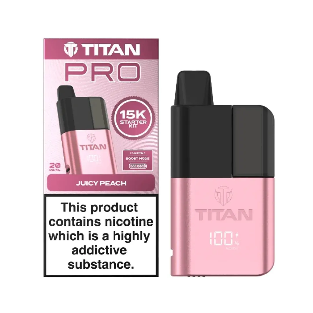 Pre Order: Titan Pro 15K Prefilled Vape Kit