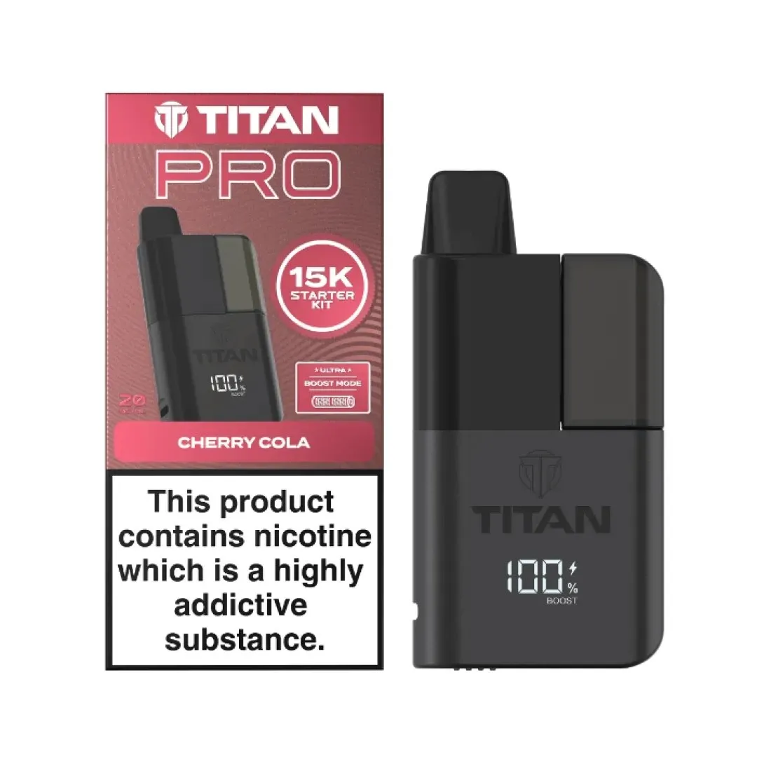 Pre Order: Titan Pro 15K Prefilled Vape Kit