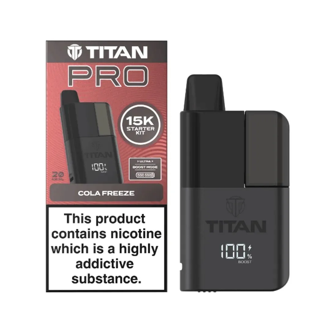Pre Order: Titan Pro 15K Prefilled Vape Kit