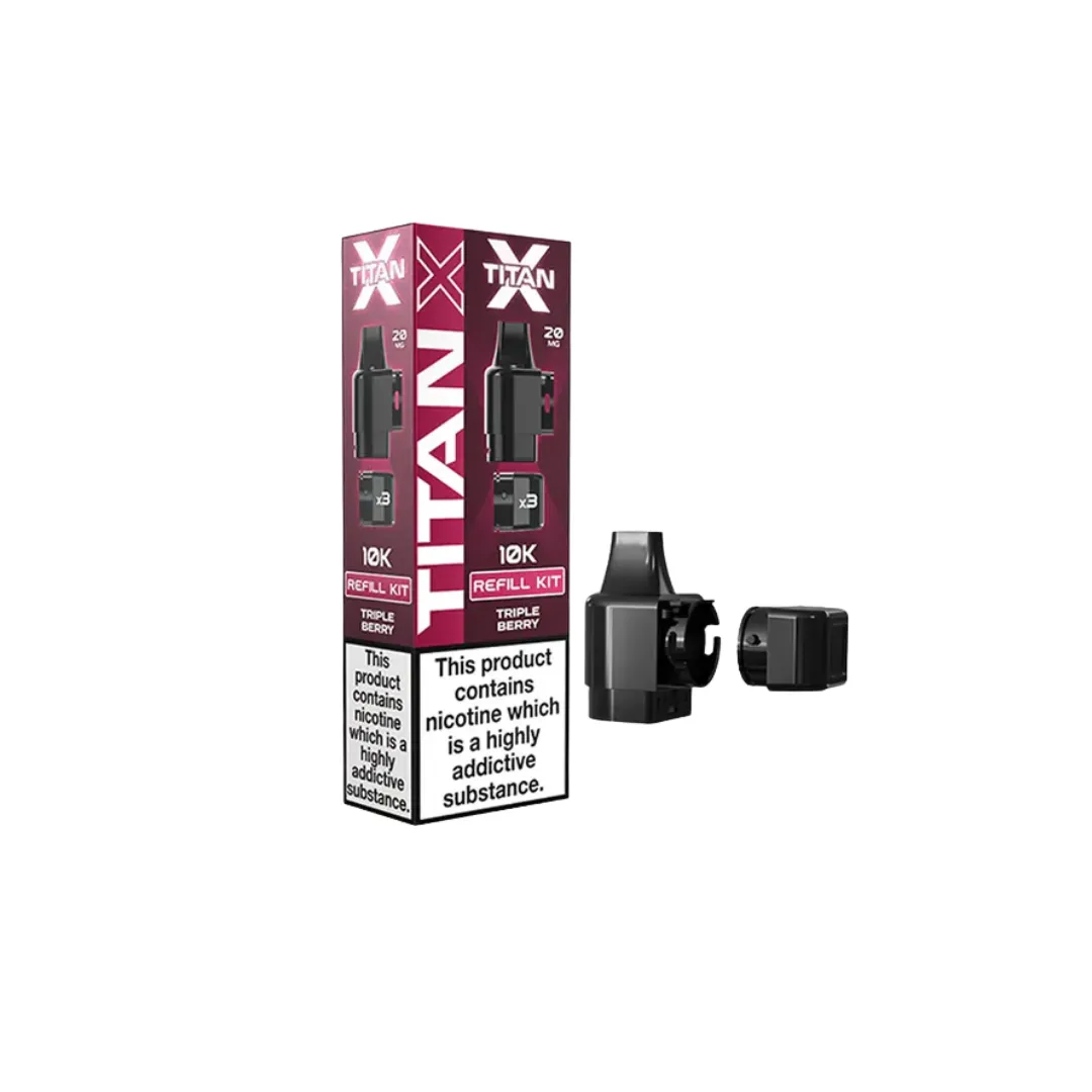 Pre Order: Titan X 10K Prefilled Refill Pods