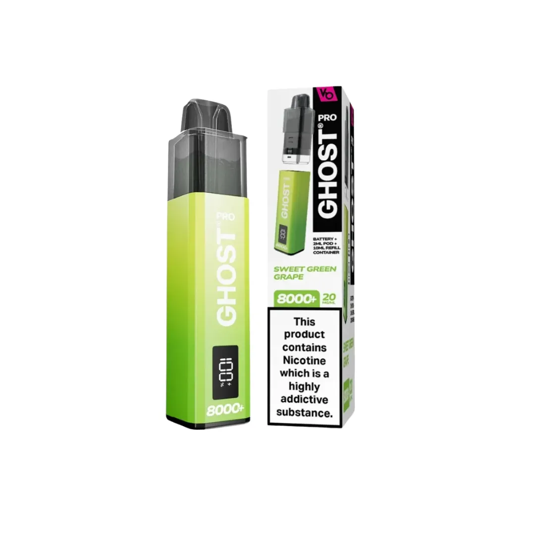 Vapes Bars Ghost Pro 8000 Prefilled Pods