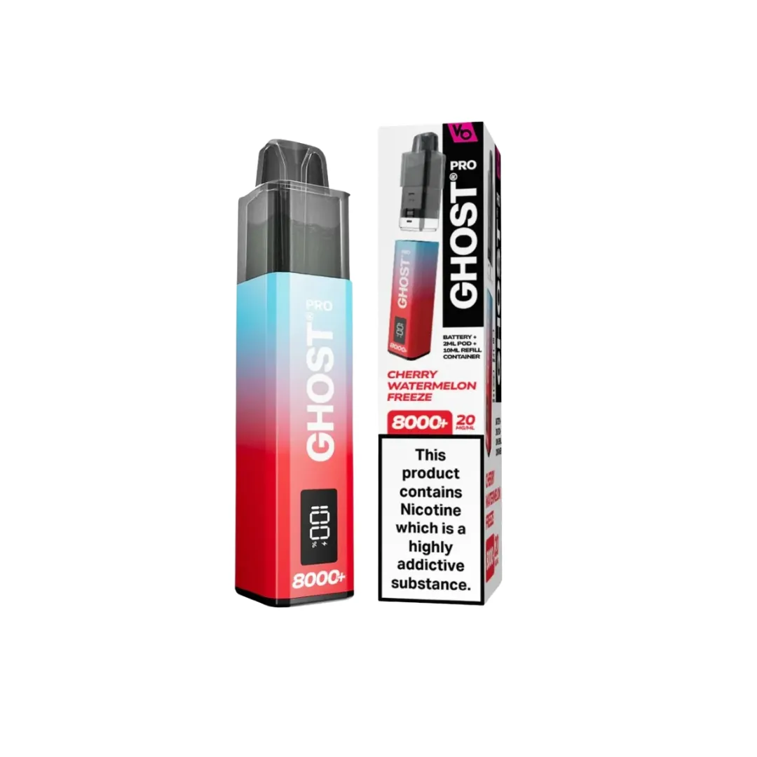 Vapes Bars Ghost Pro 8000 Prefilled Pods