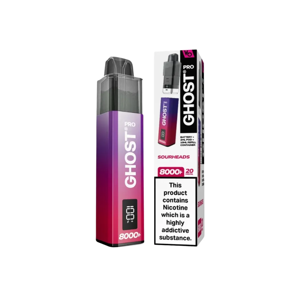 Vapes Bars Ghost Pro 8000 Prefilled Pods