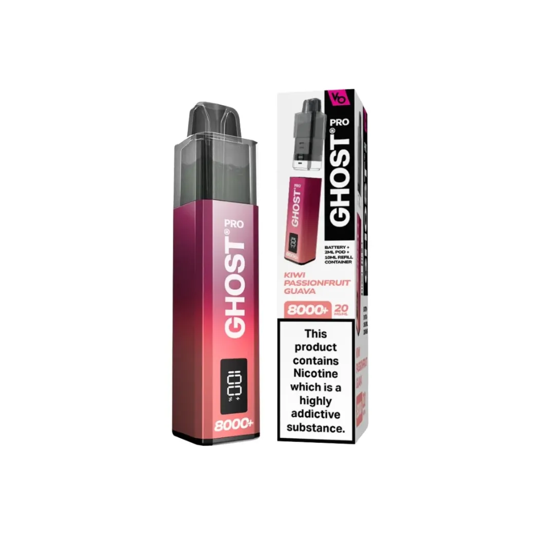 Vapes Bars Ghost Pro 8000 Prefilled Pods