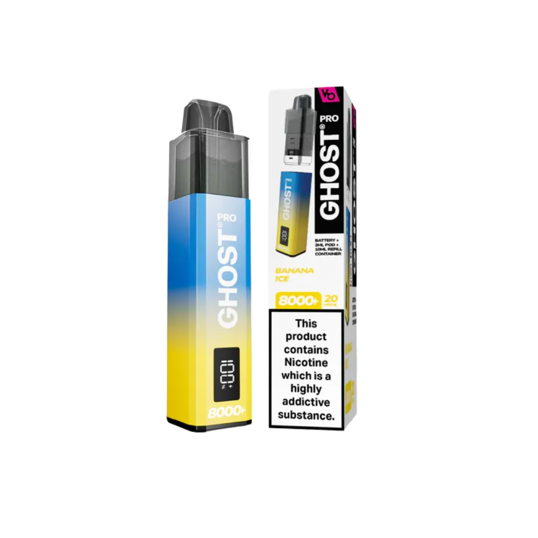 Vapes Bars Ghost Pro 8000 Prefilled Pods