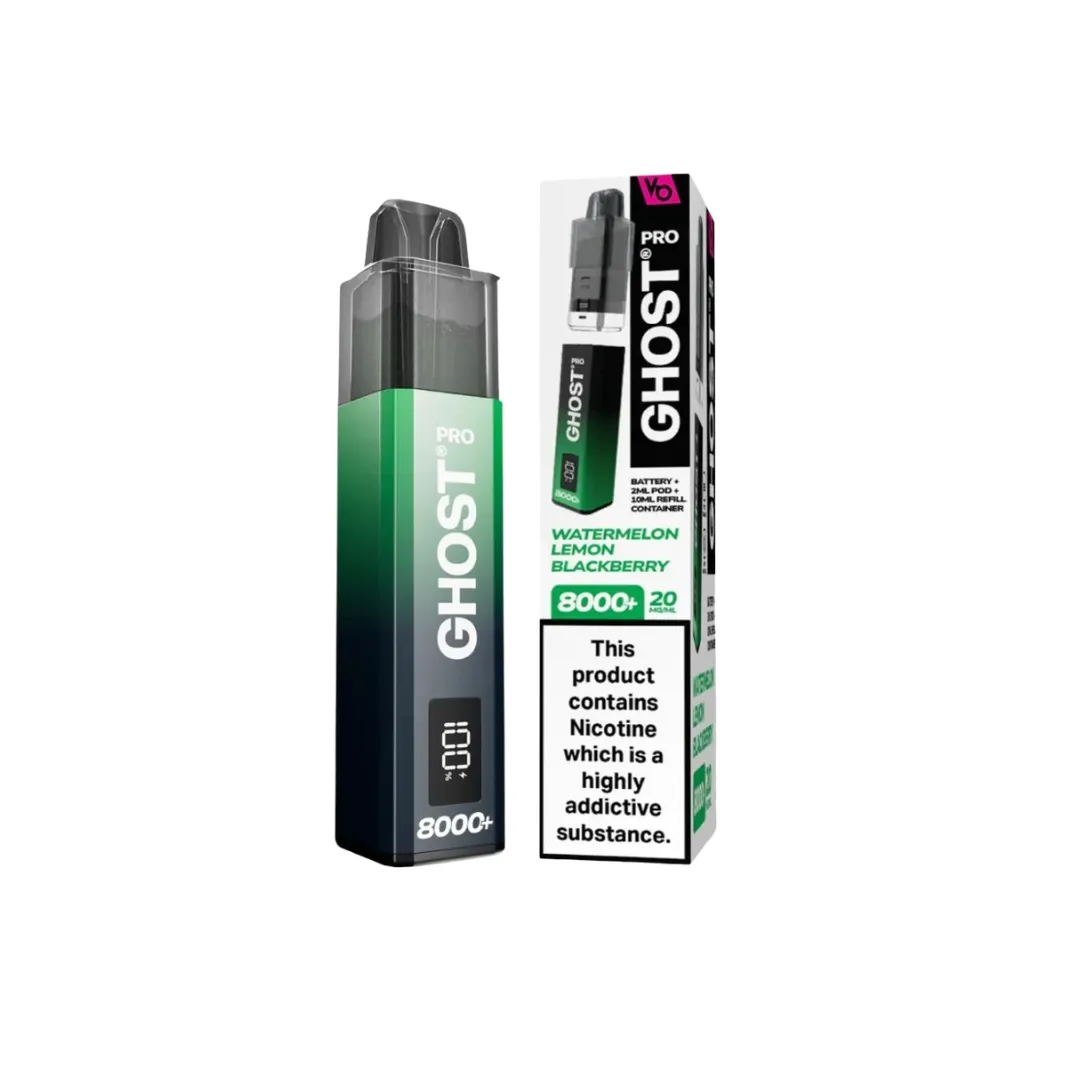Vapes Bars Ghost Pro 8000 Prefilled Pods