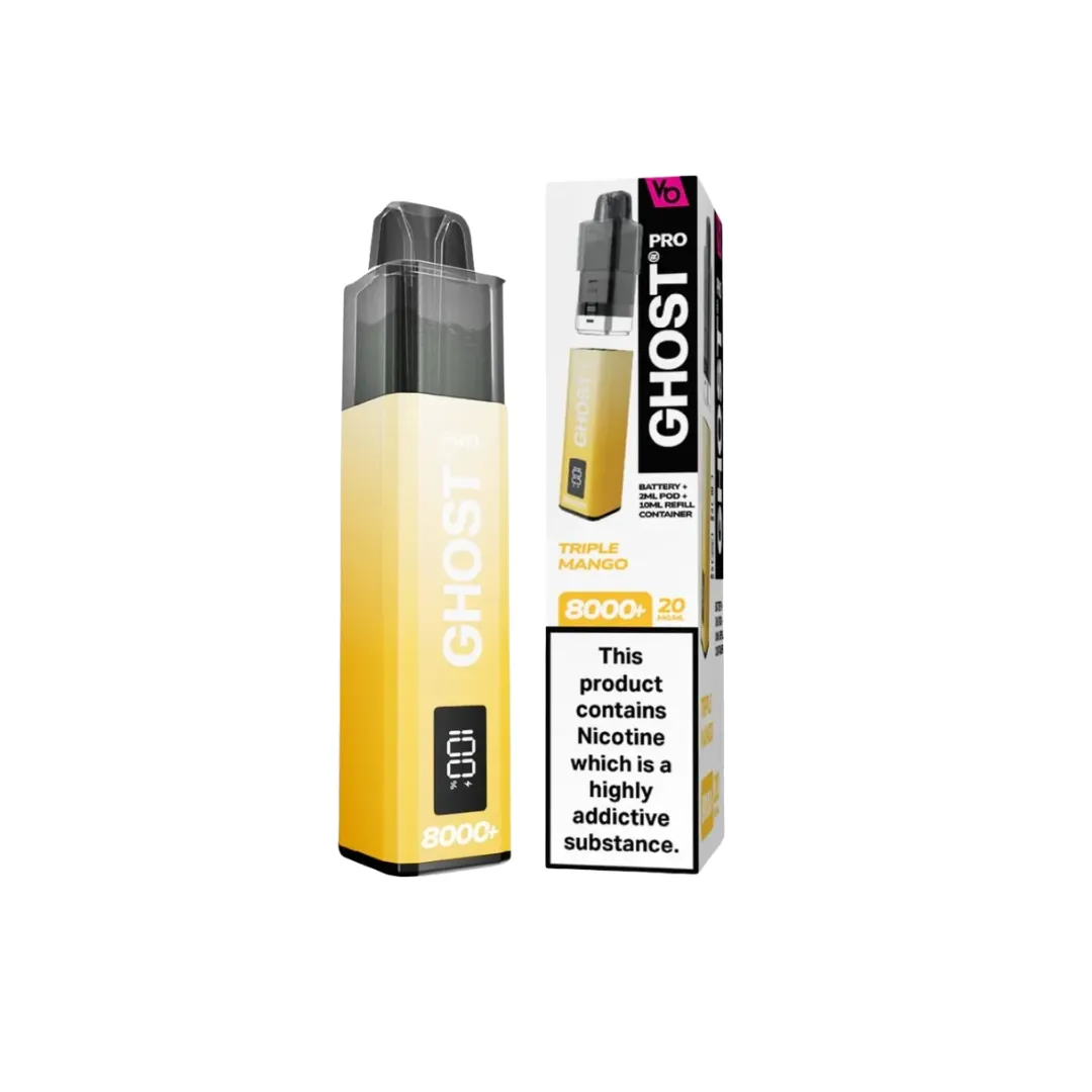 Vapes Bars Ghost Pro 8000 Prefilled Pods