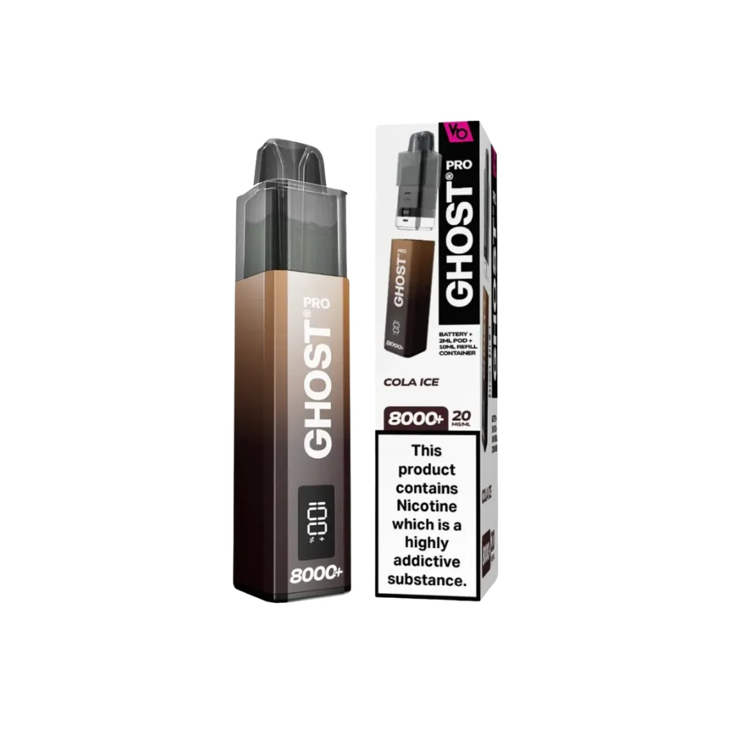 Vapes Bars Ghost Pro 8000 Prefilled Pods