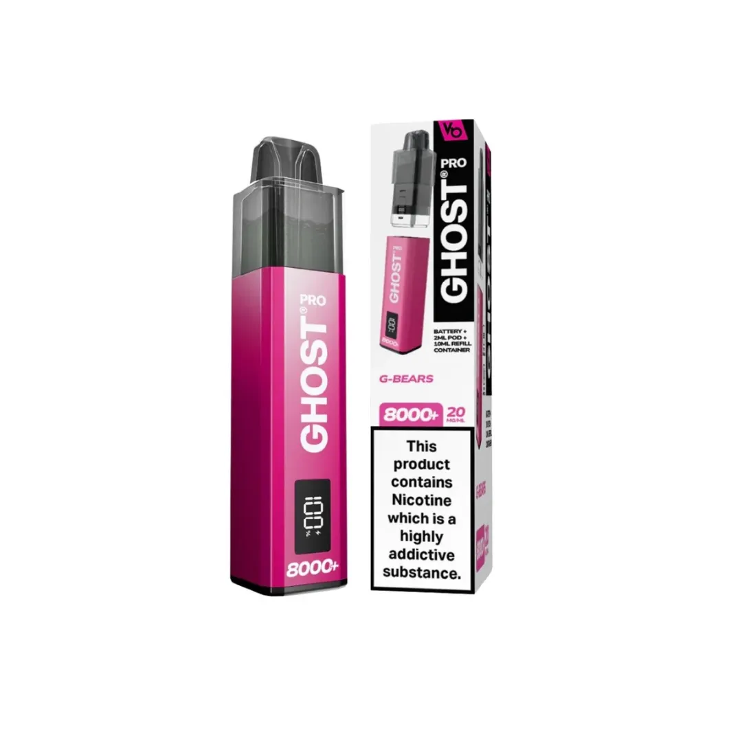 Vapes Bars Ghost Pro 8000 Prefilled Pods