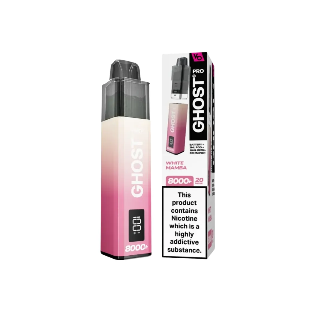 Vapes Bars Ghost Pro 8000 Prefilled Pods