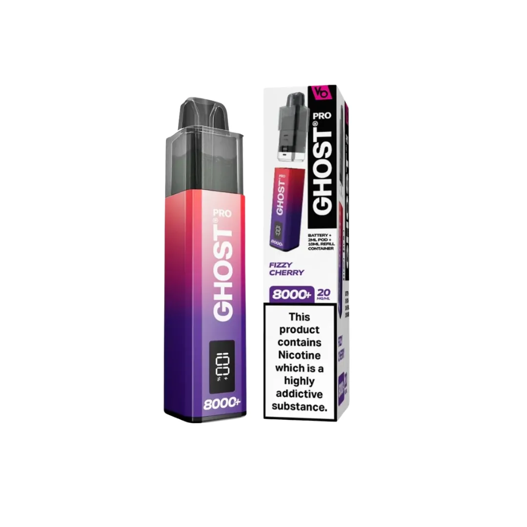 Vapes Bars Ghost Pro 8000 Prefilled Pods