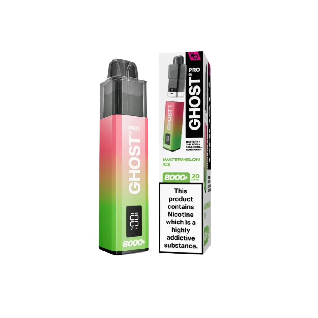 Vapes Bars Ghost Pro 8000 Prefilled Pods