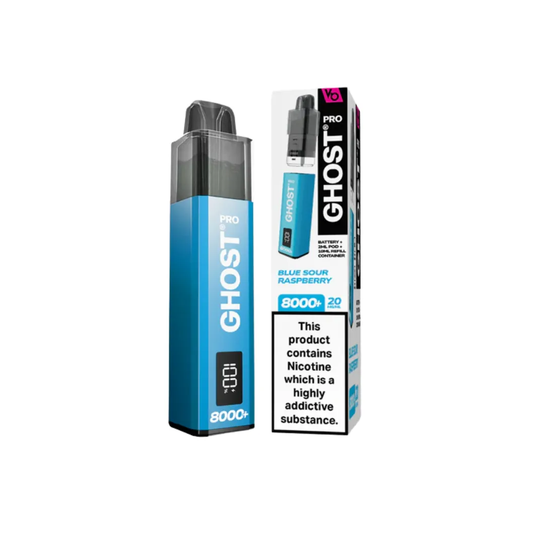 Vapes Bars Ghost Pro 8000 Prefilled Pods