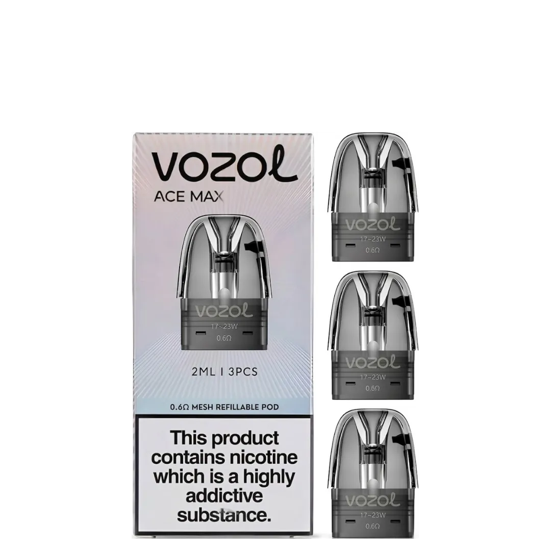 Pre Order: Vozol Ace Max Refillable Pods